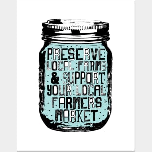 Support your local Farmers Market Posters and Art